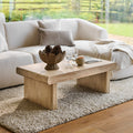 Outlet - Nevaeh 100cm Rectangular Chalked Mango Wood Coffee Table