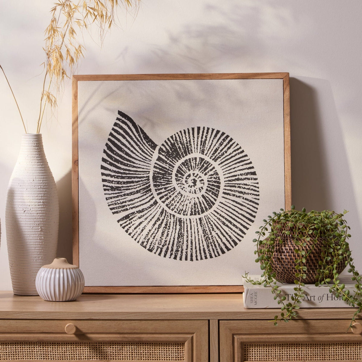 Newlyn 45x45cm Wall Art - Shell II