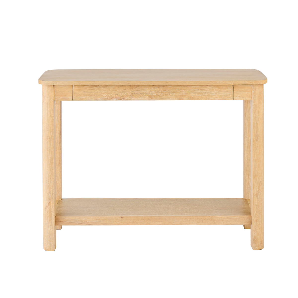 Noah Whitewash Oak 1 Drawer Console Table