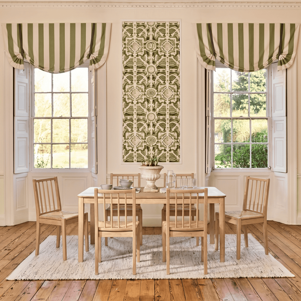 Noah Whitewash Oak 8 Seater Extending Dining Table