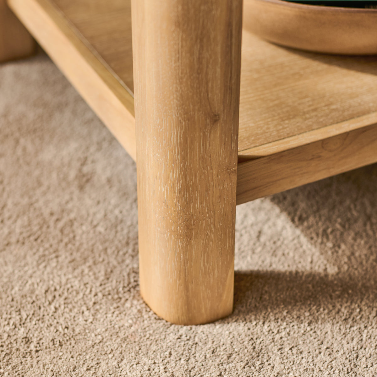 Noah Whitewash Oak Rectangular Coffee Table