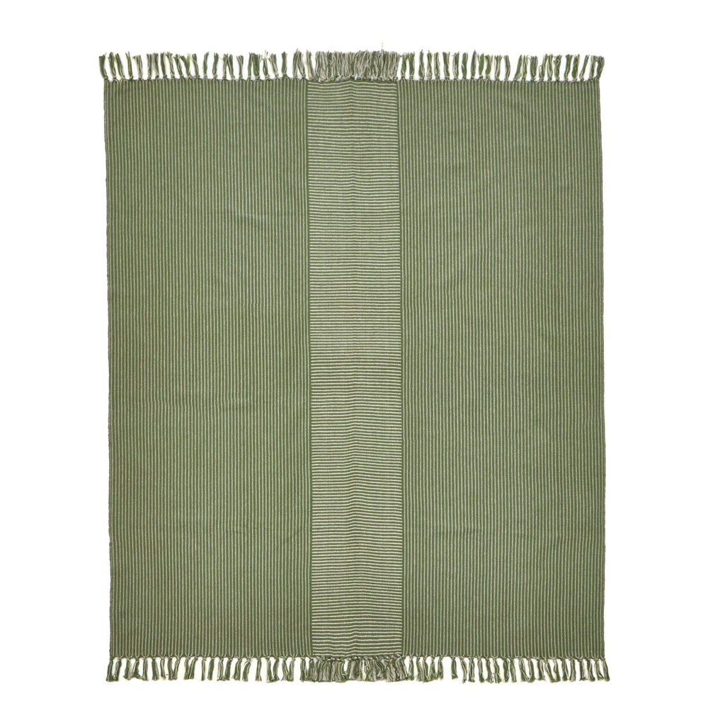 Odisha 125x150cm Green Throw