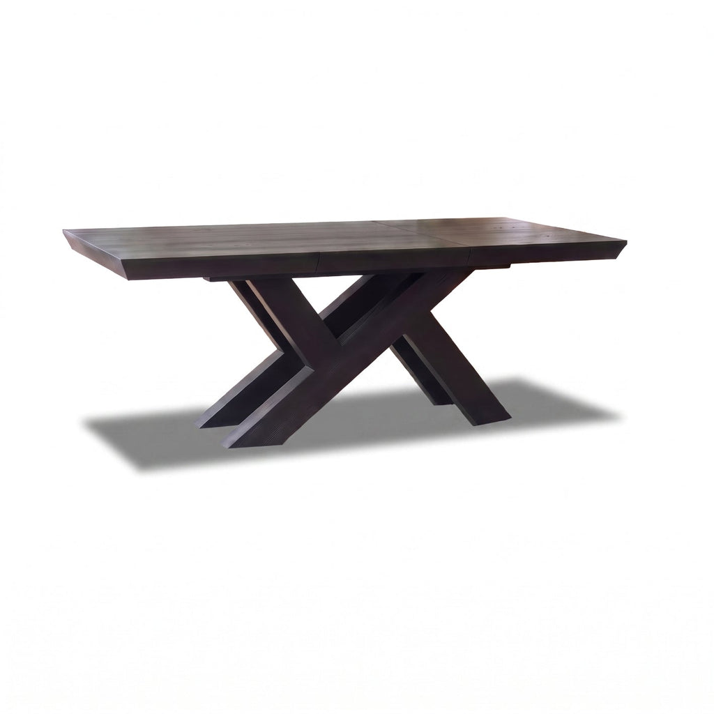 Olivia 160-240cm Black Oak Dining Table
