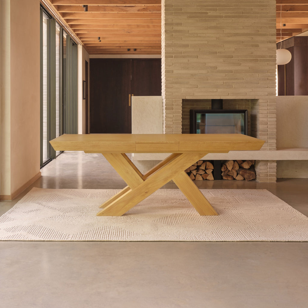 Olivia 160-240cm Pale Oak Dining Table