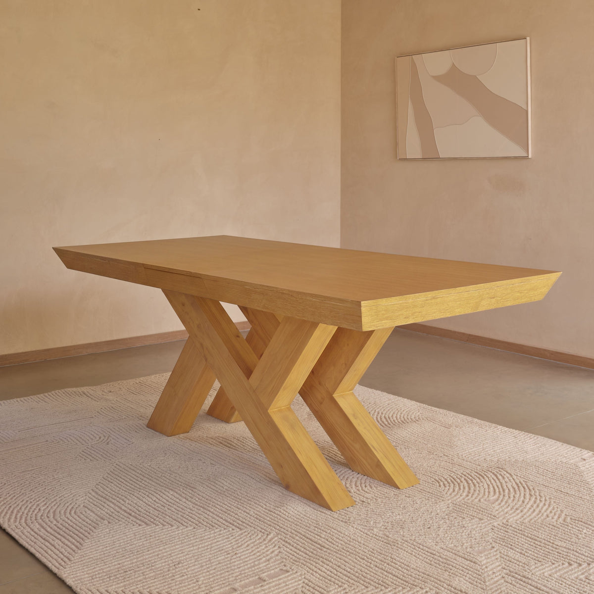 Olivia 160-240cm Pale Oak Dining Table