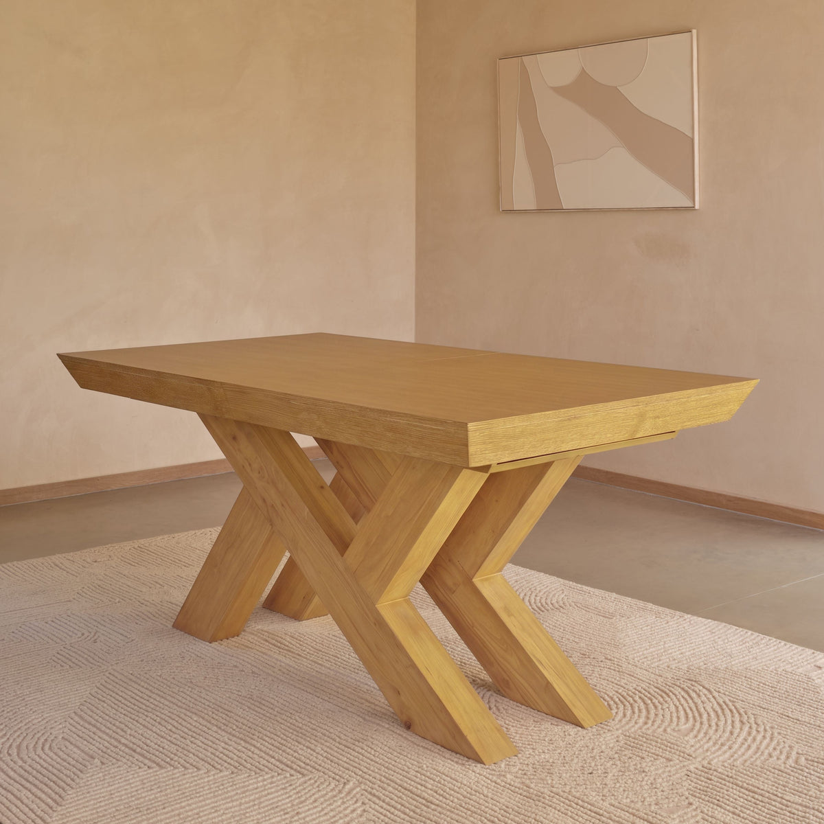 Olivia 160-240cm Pale Oak Dining Table