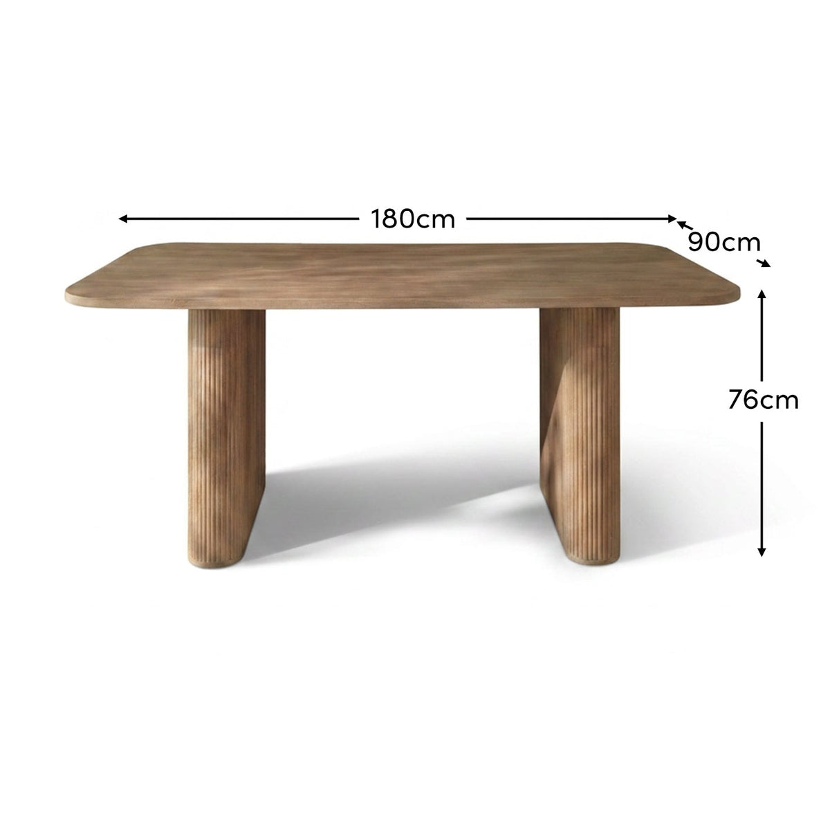 Orla 180cm Limewash Dining Table
