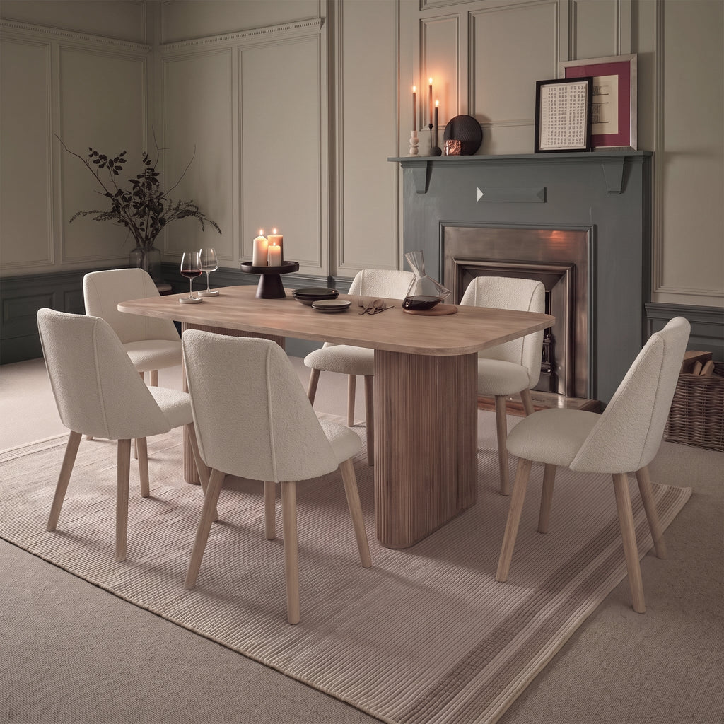 Orla 180cm Limewash Dining Table
