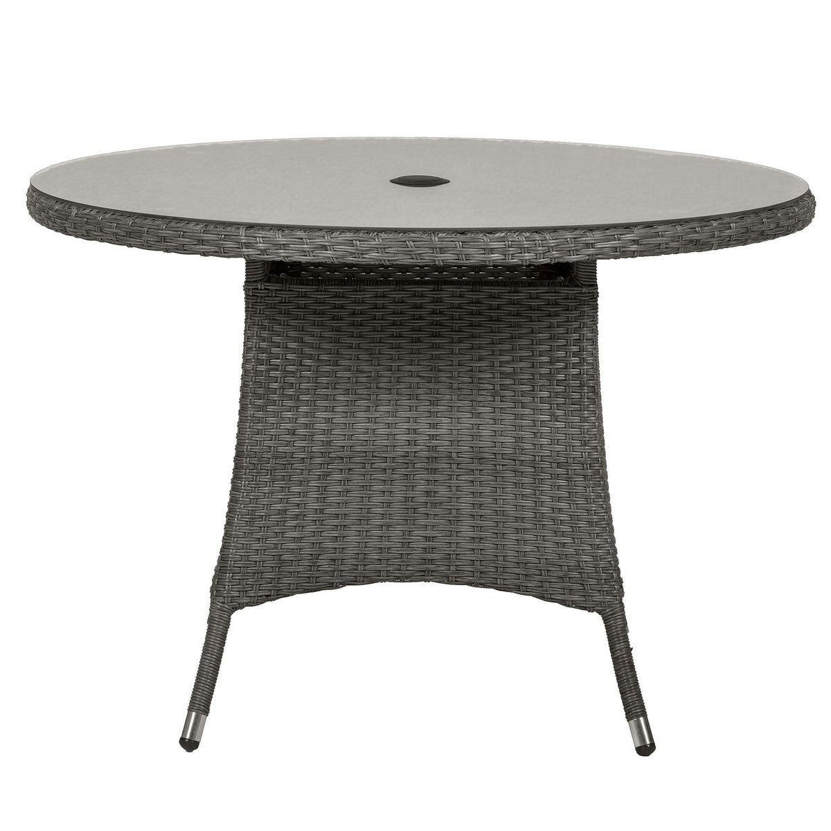 Paris 4 Seat 110cm Lux Rattan Dining Set