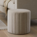 Outlet - Penelope Drum Stool - Sand
