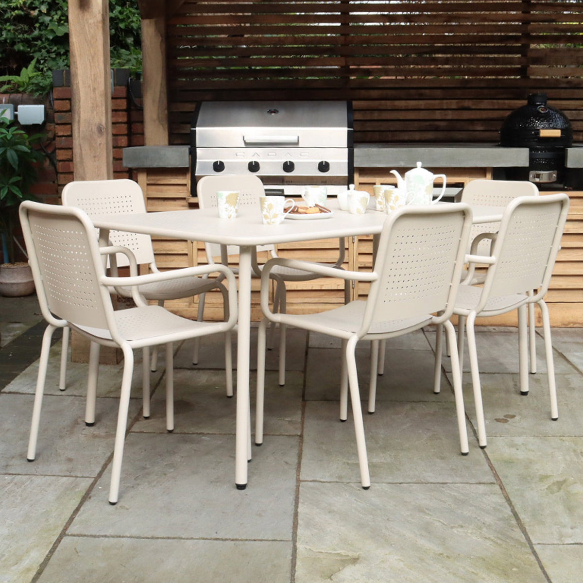 Porto 6 Seater Rectangular Dining Set