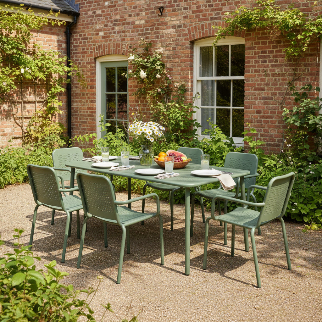 Porto 6 Seater Rectangular Dining Set