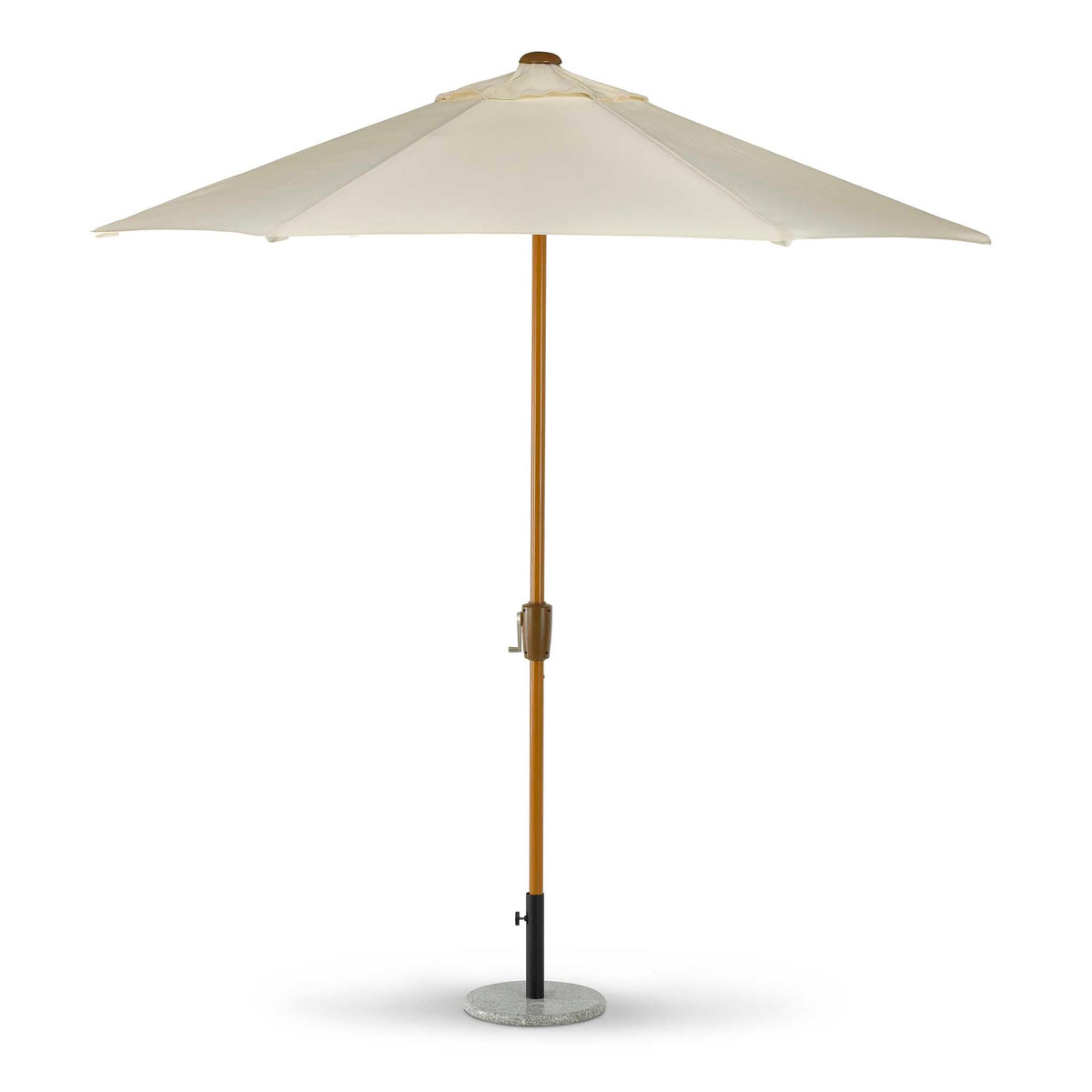 2.5m Wood-Look Aluminium Parasol