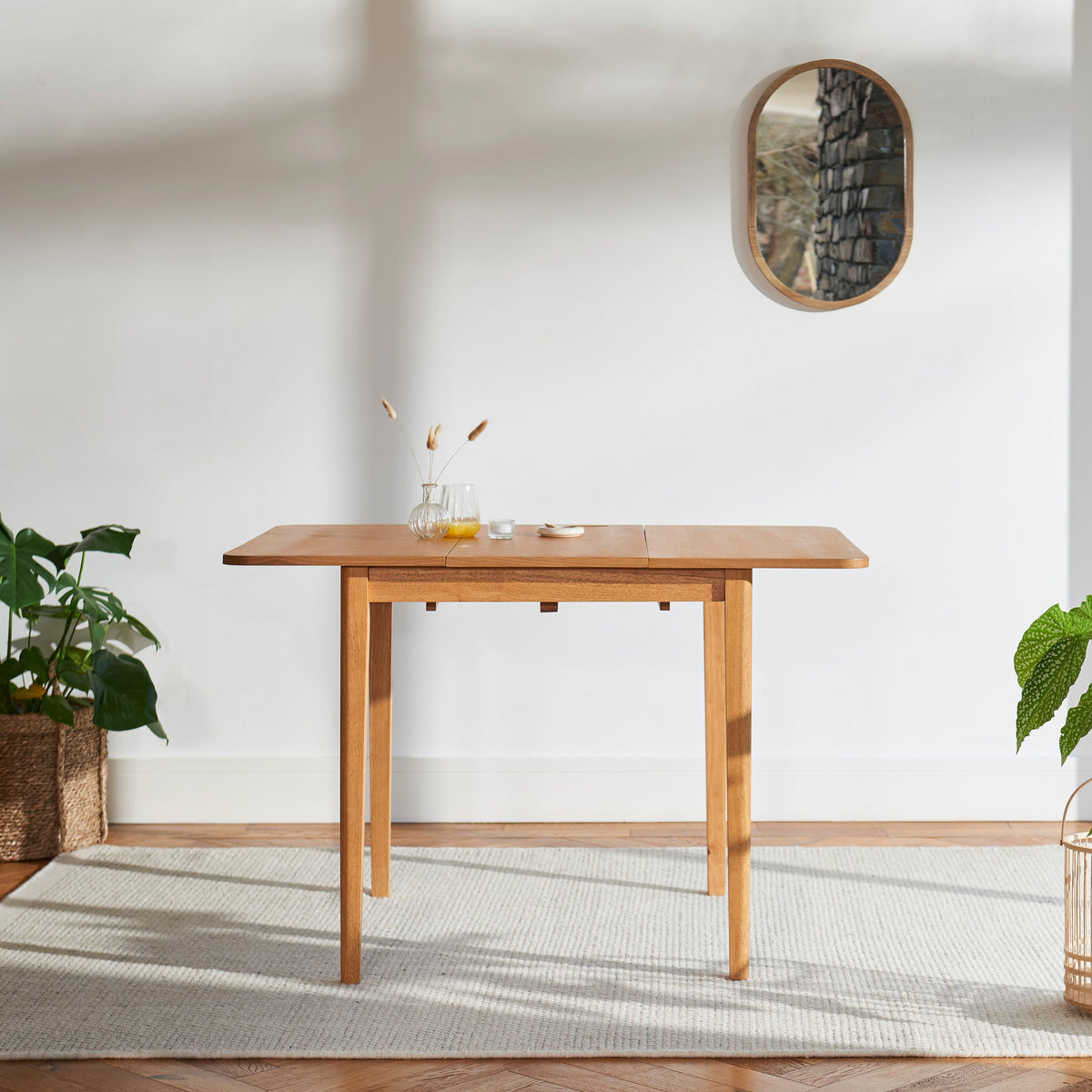 Outlet - Paul Pale Oak Extending Dining Table - Small