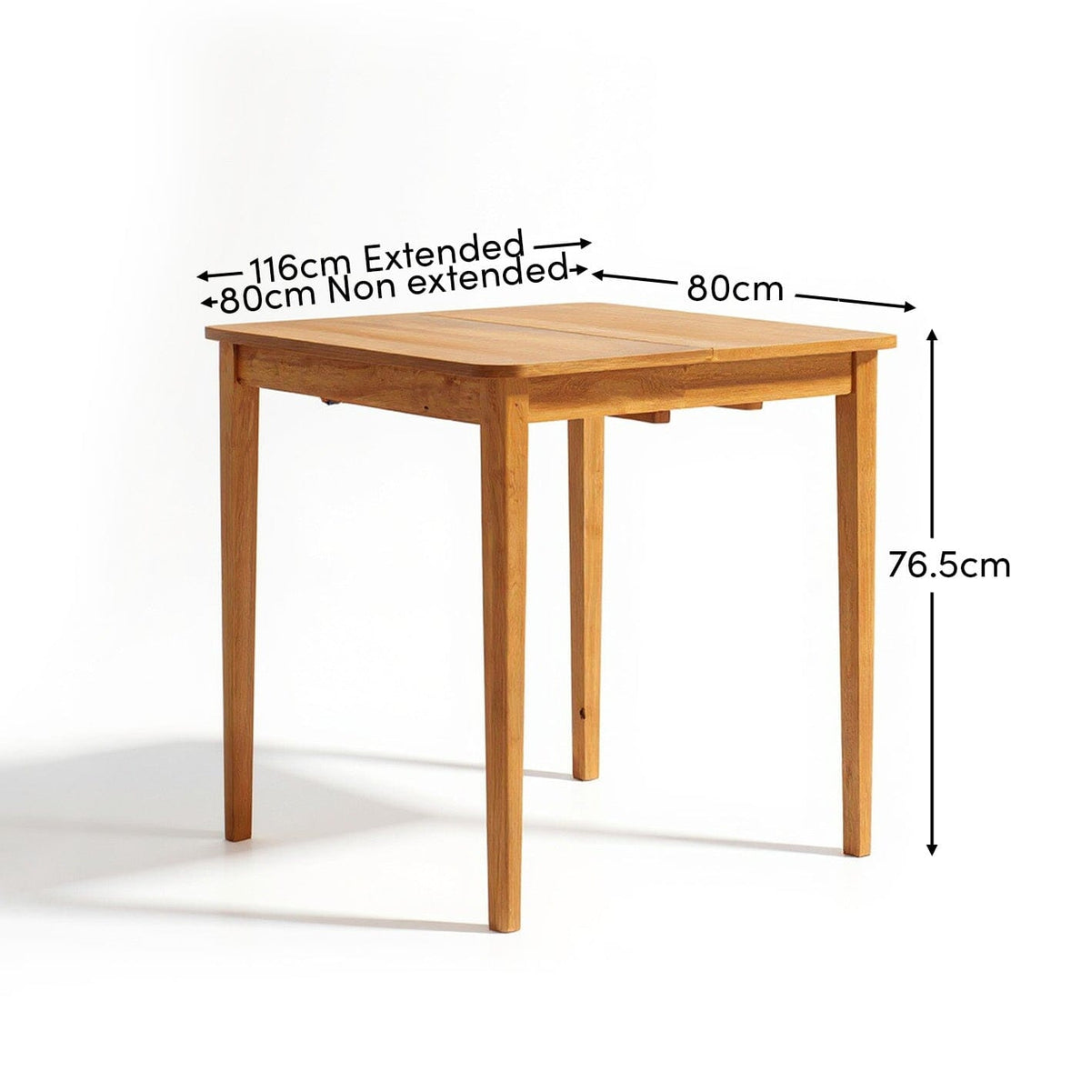 Outlet - Paul Pale Oak Extending Dining Table - Small