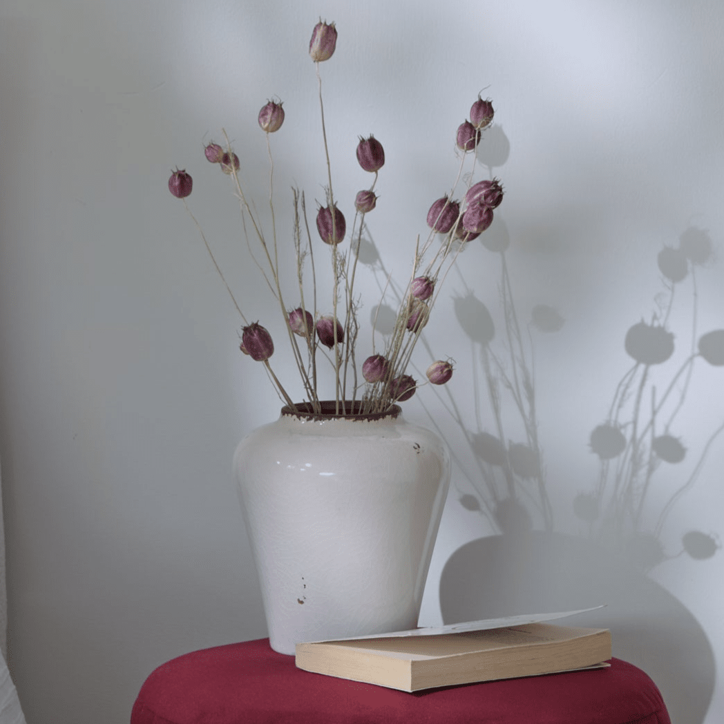 Corsino 18cm Ceramic Vase - Off White