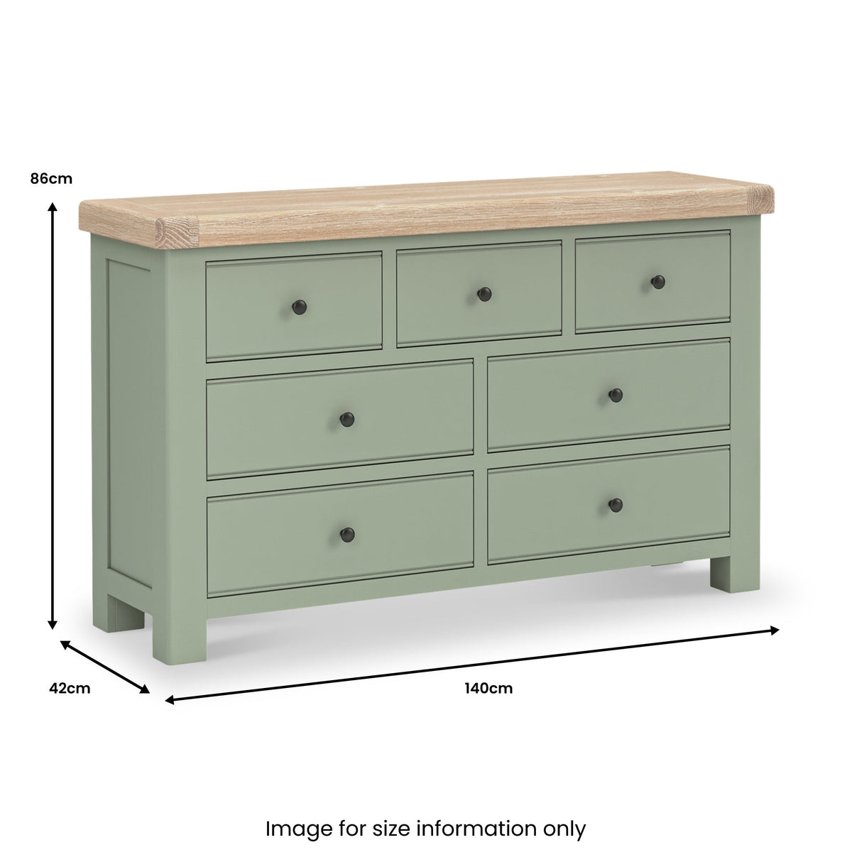 Penzance 3 Over 4 Chest of Drawers