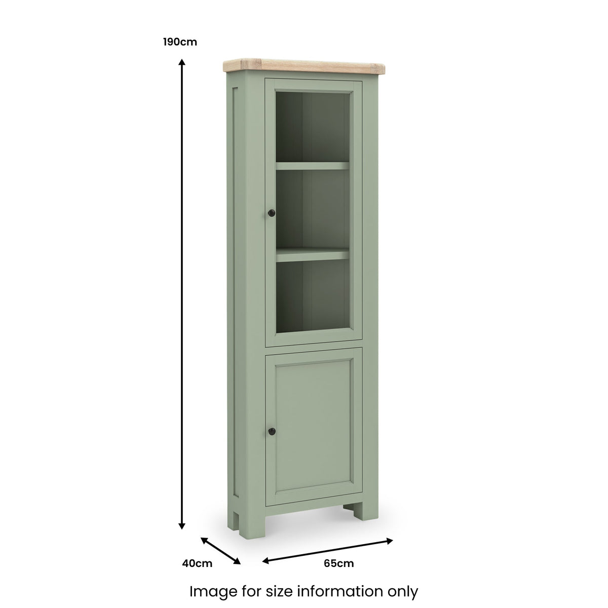 Penzance Corner Display Cabinet