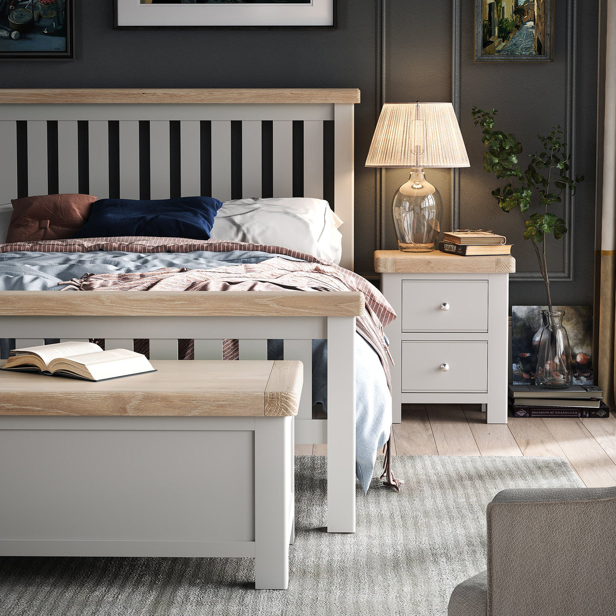 Penzance Slatted Bed Frame