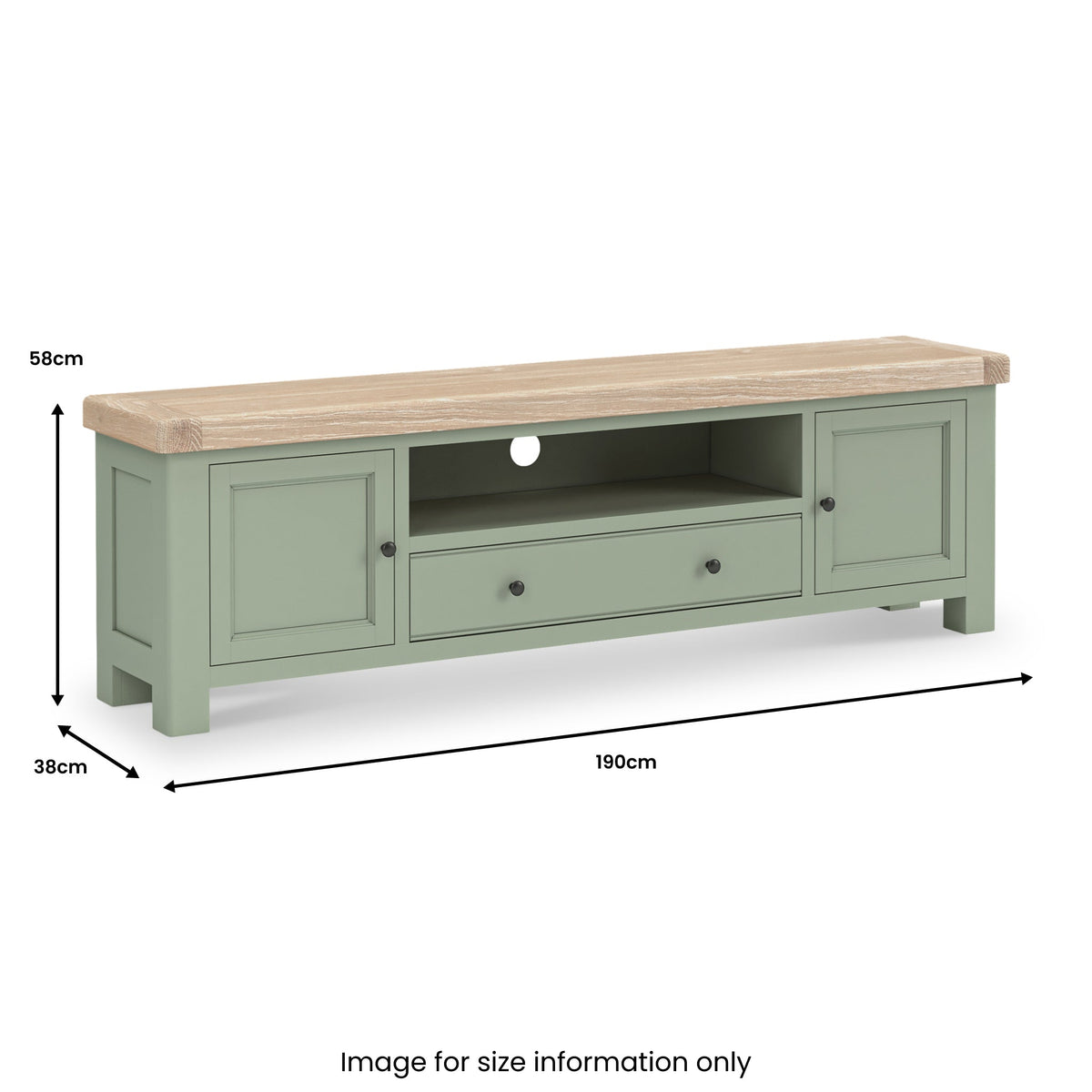 Penzance 190cm TV Unit