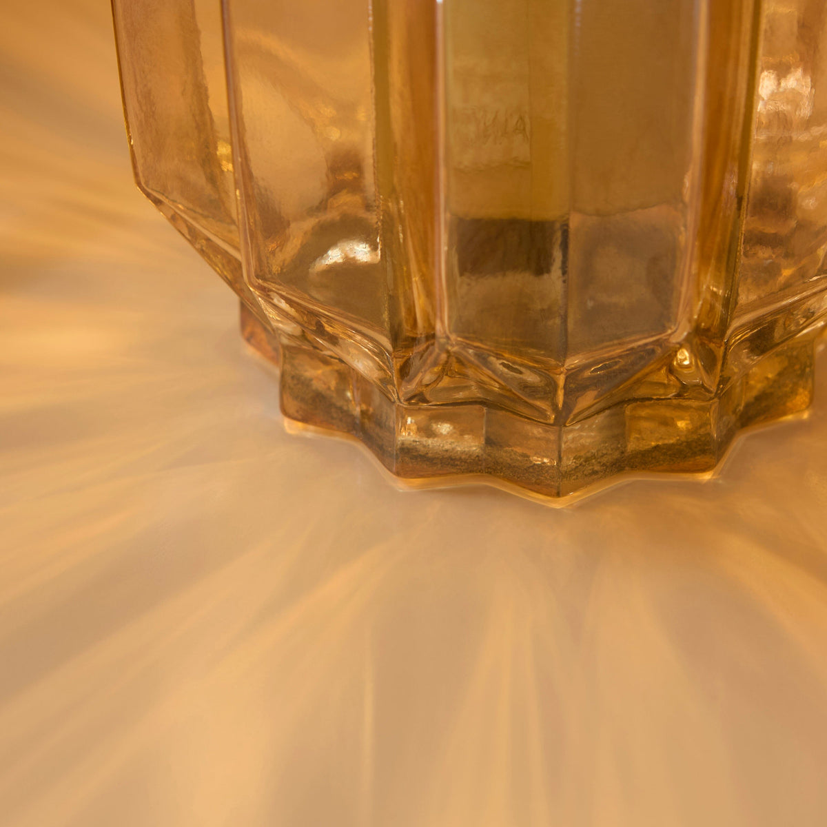 Pimlico 20cm Glass Lamp - Champagne
