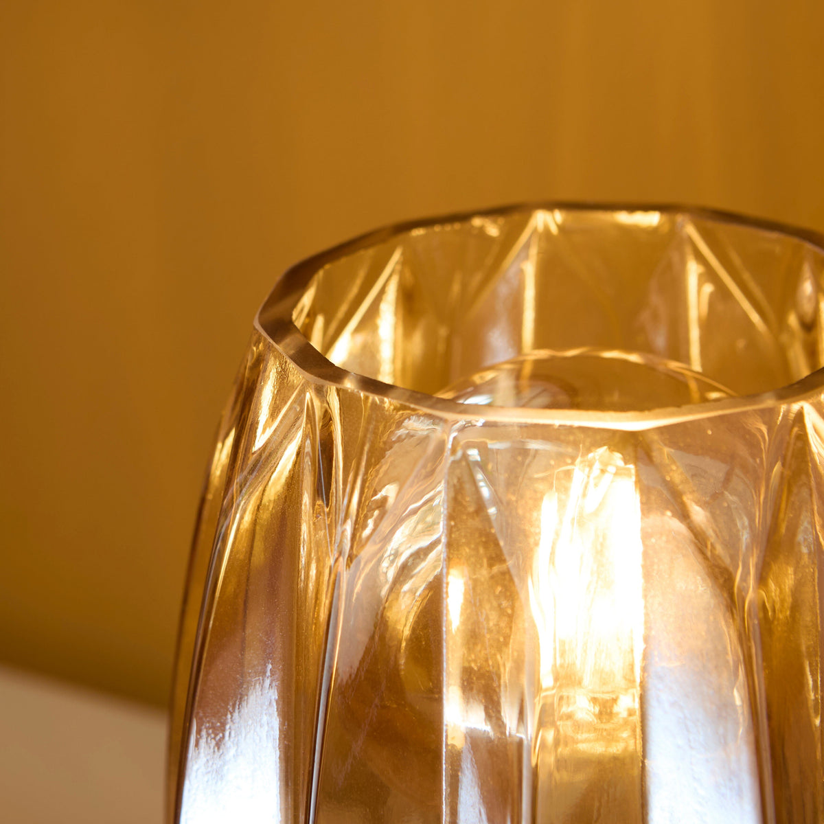 Pimlico 20cm Glass Lamp - Champagne