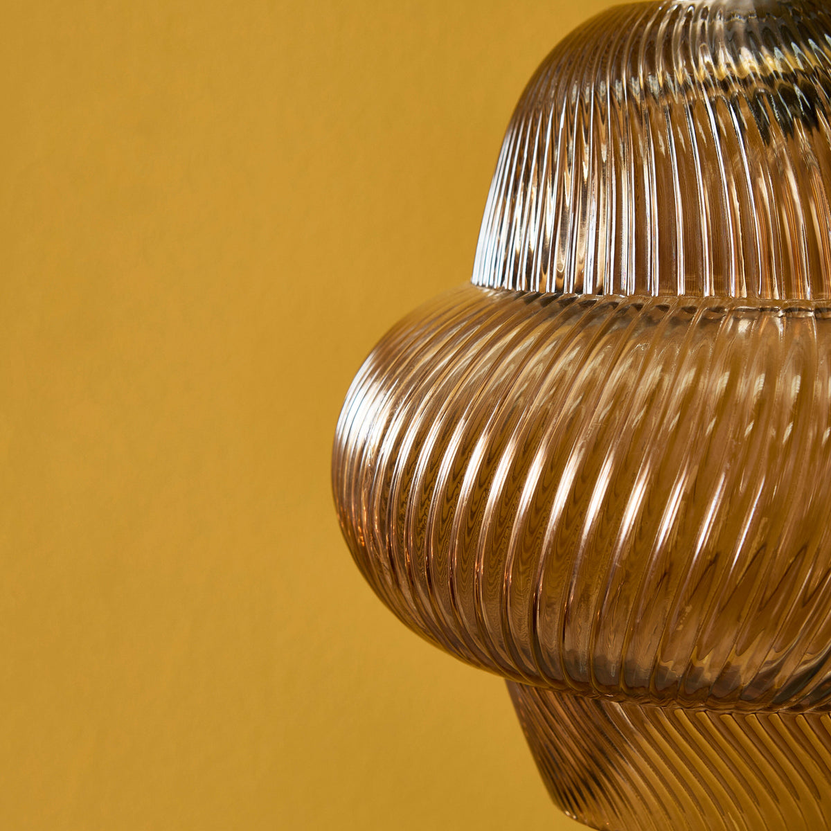 Outlet - Pimlico 22cm Glass Pendant Light - Gold