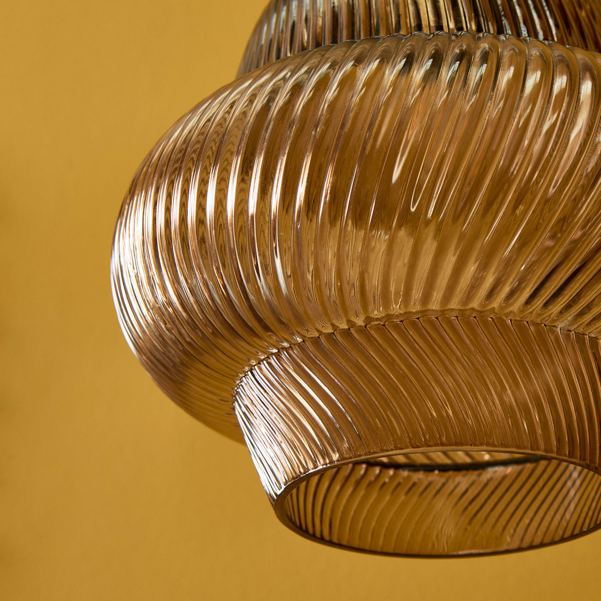 Outlet - Pimlico 22cm Glass Pendant Light - Gold