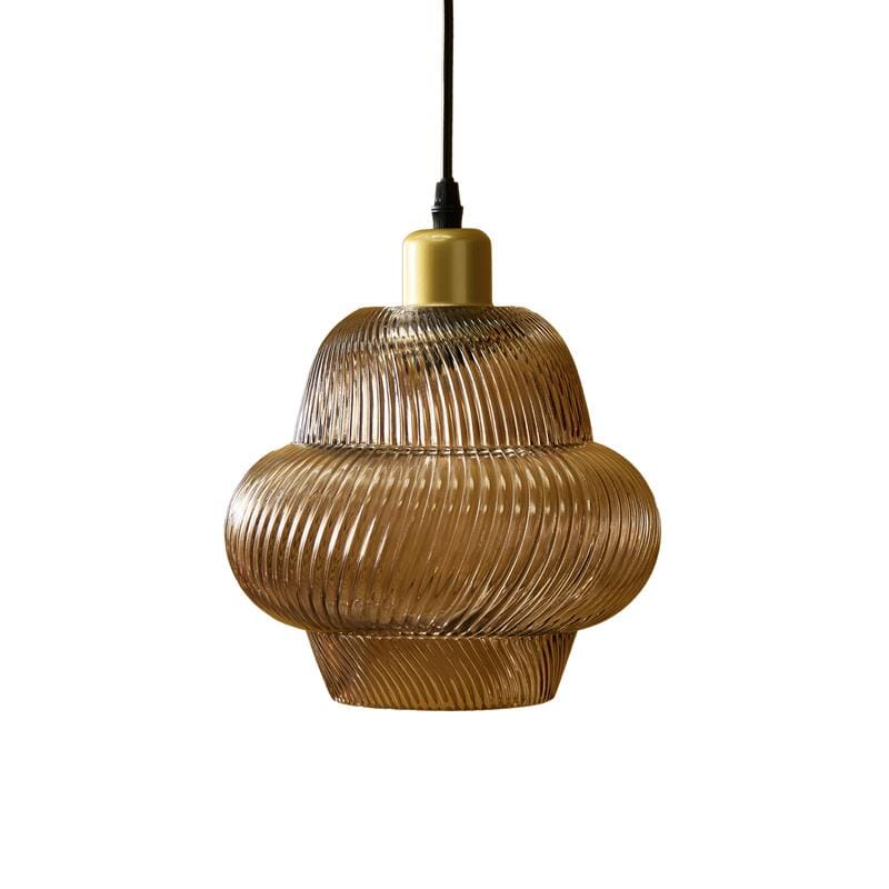 Outlet - Pimlico 22cm Glass Pendant Light - Gold