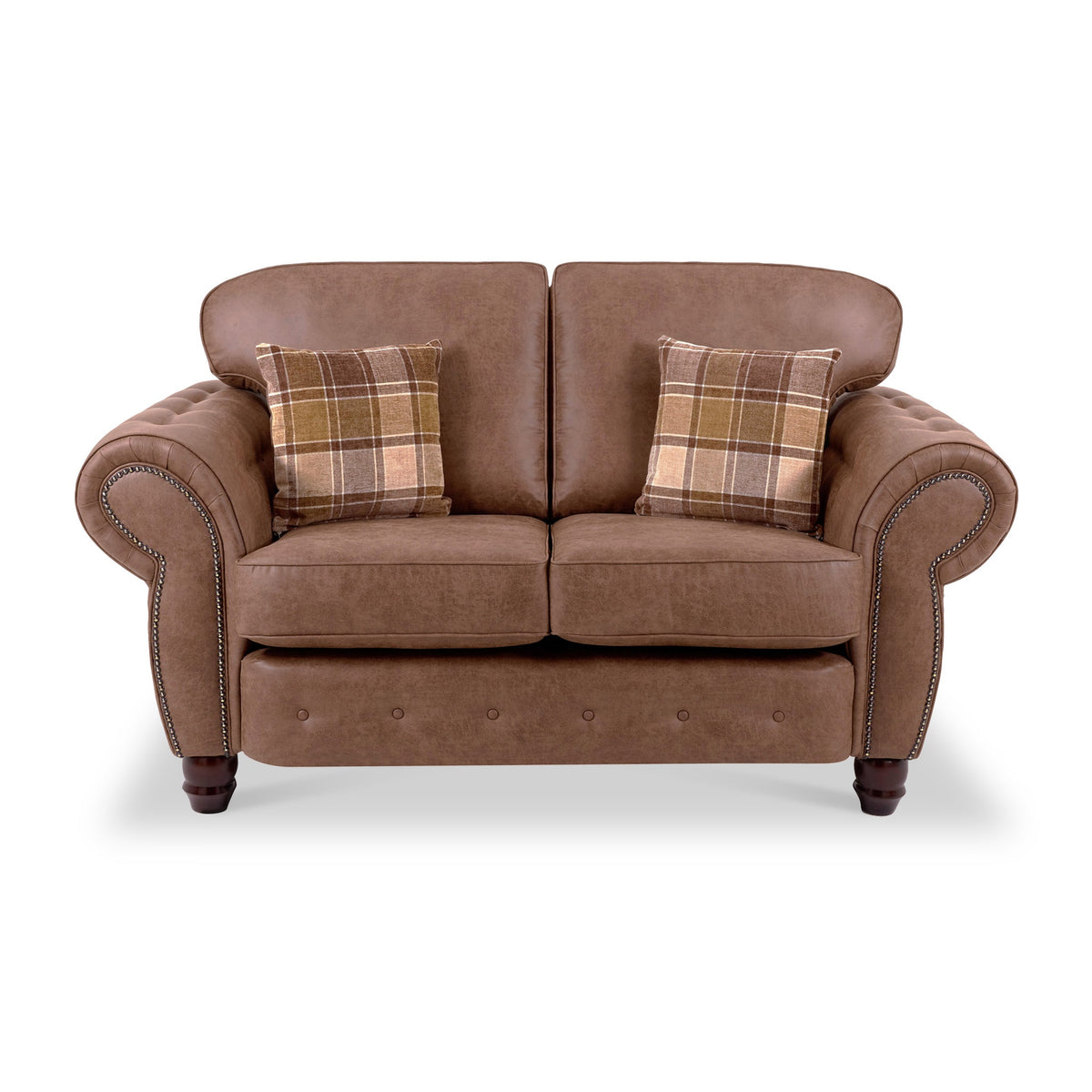 Ashford Faux Leather 2 Seater Sofa