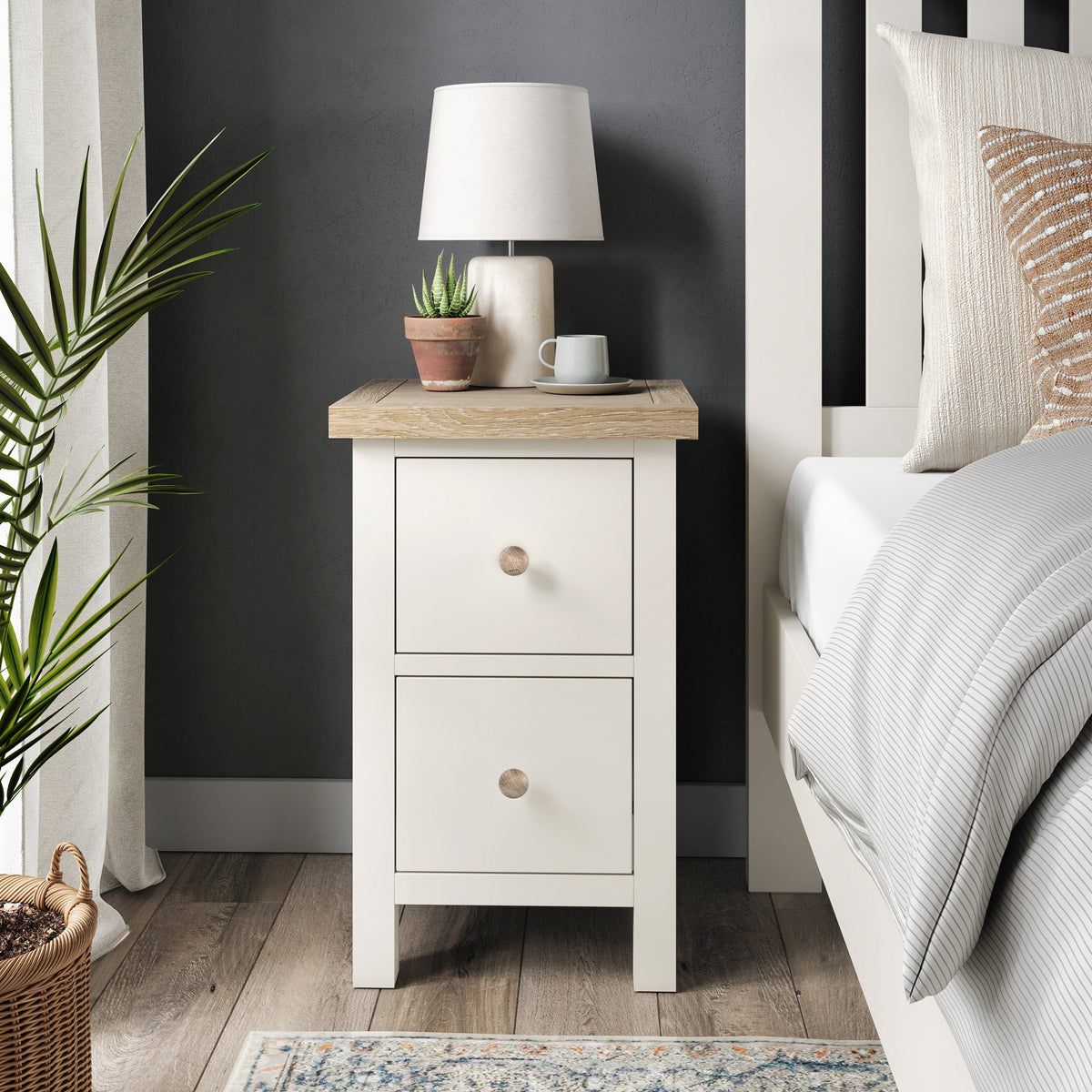 Farro Slim Bedside Table
