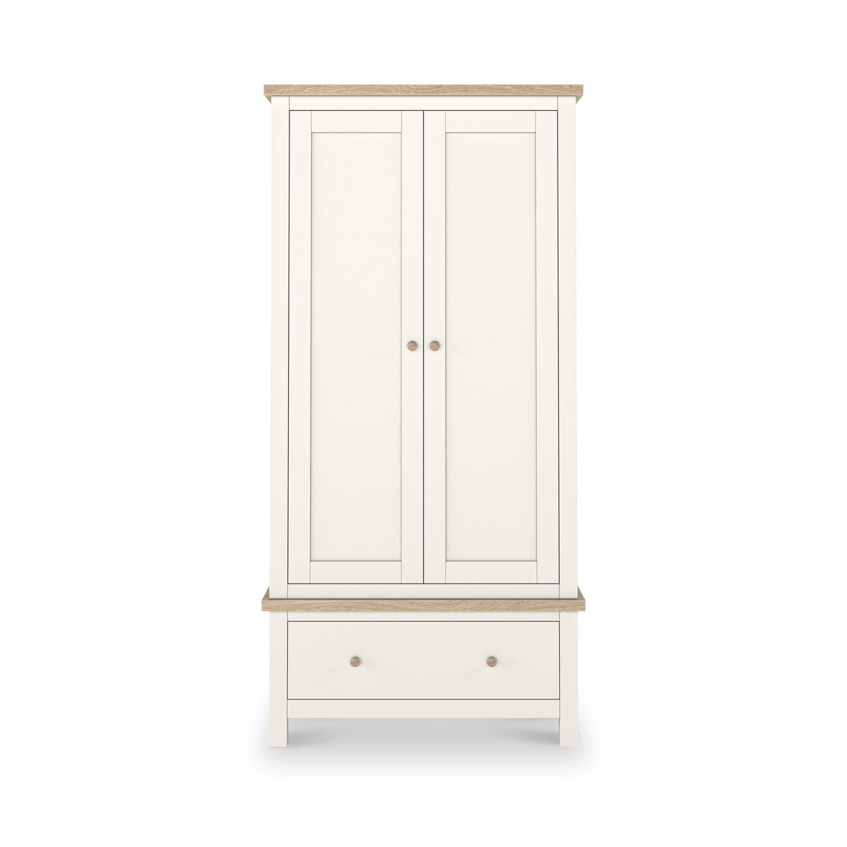 Farro Double Wardrobe with Drawers