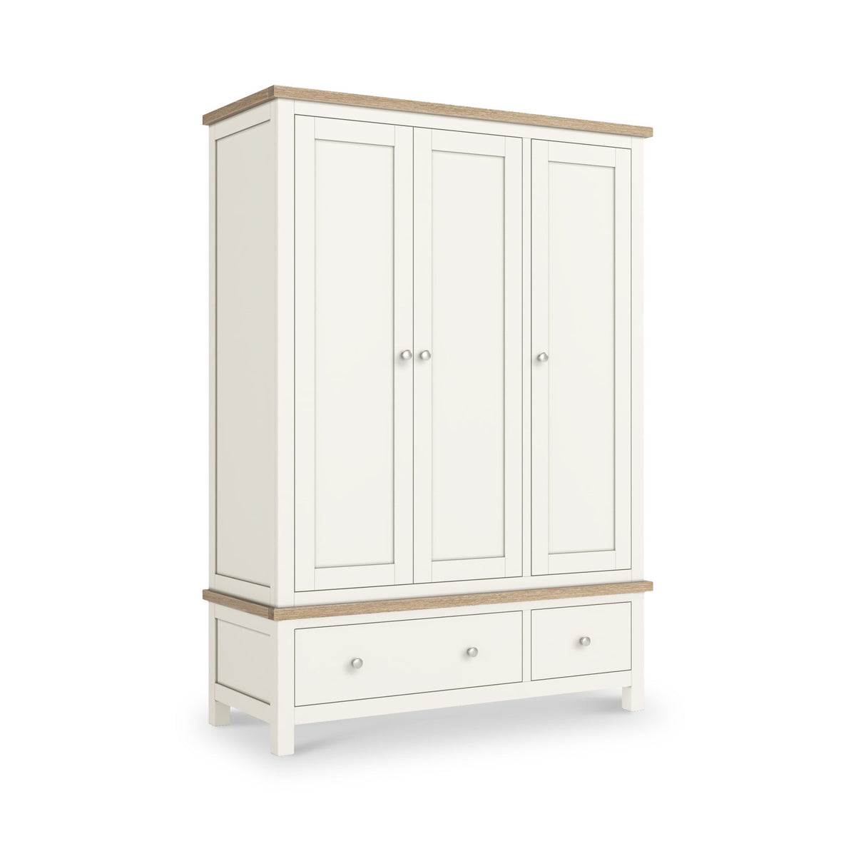 Farro Triple Wardrobe with Drawers