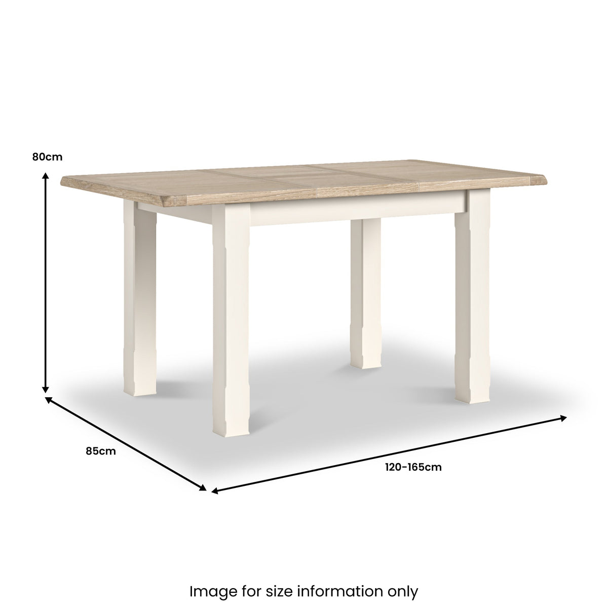 Bramley 120-165cm Extendable Dining Table