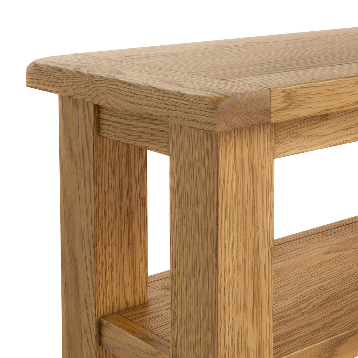 Zelah Oak Sofa Side Table
