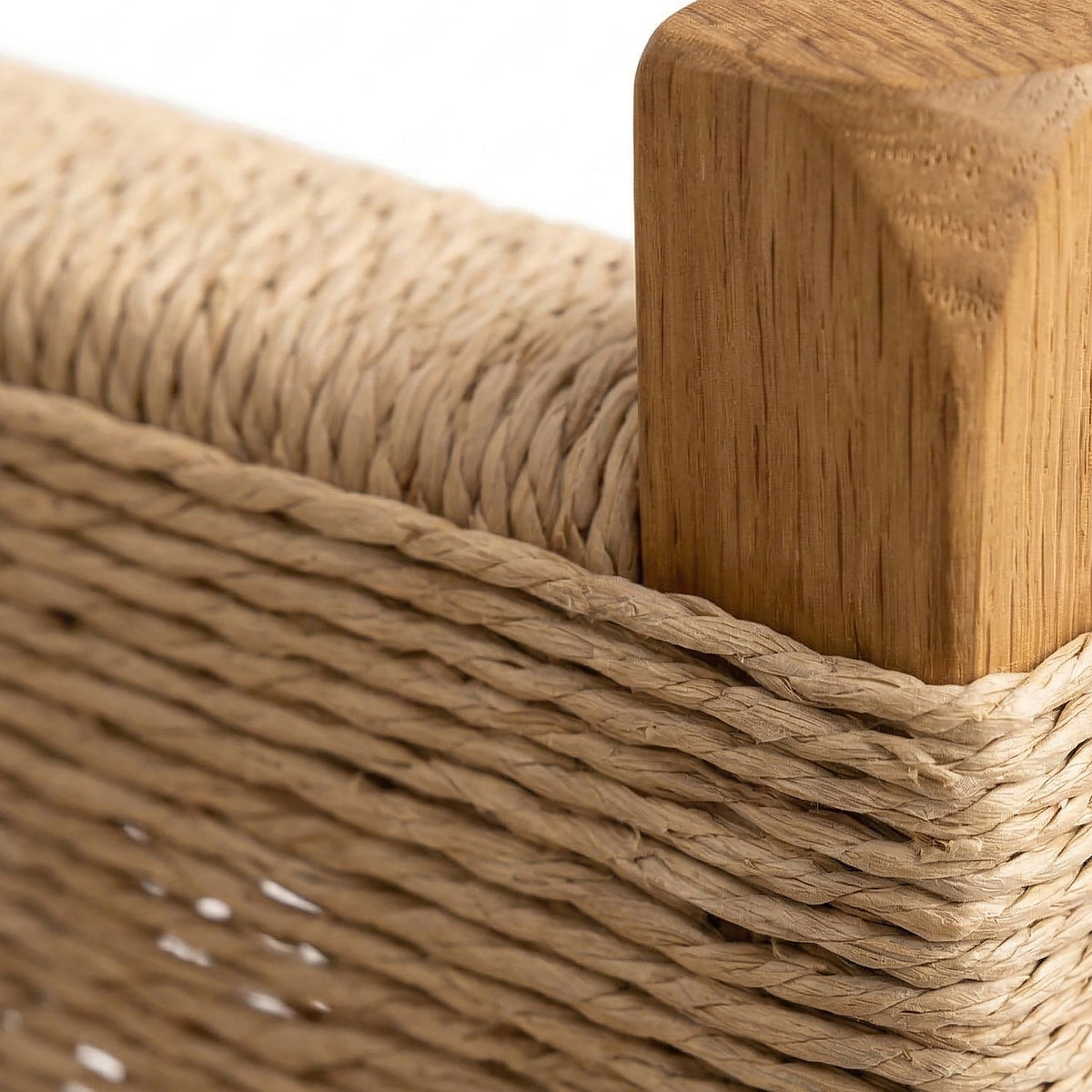 Zelah Oak Woven Dining Chair