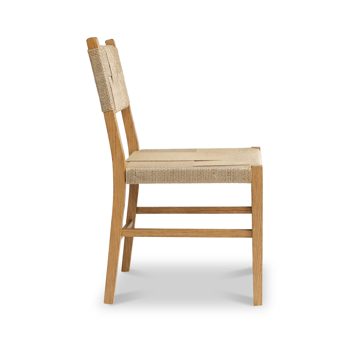 Zelah Oak Woven Dining Chair