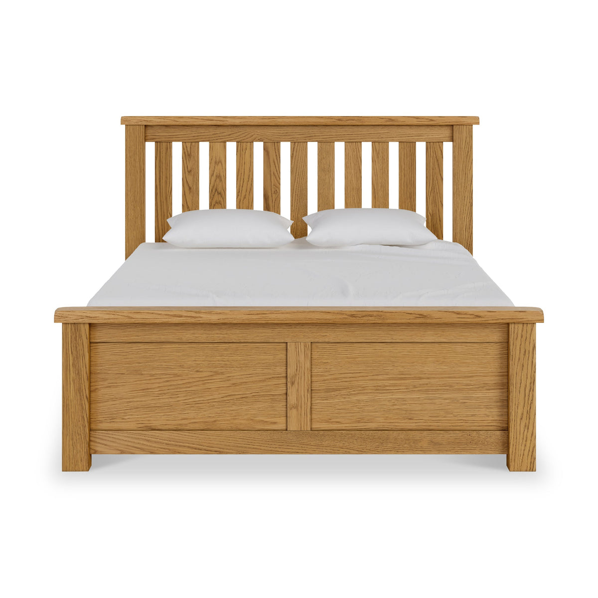 Zelah Oak Ottoman Storage Bed Frame