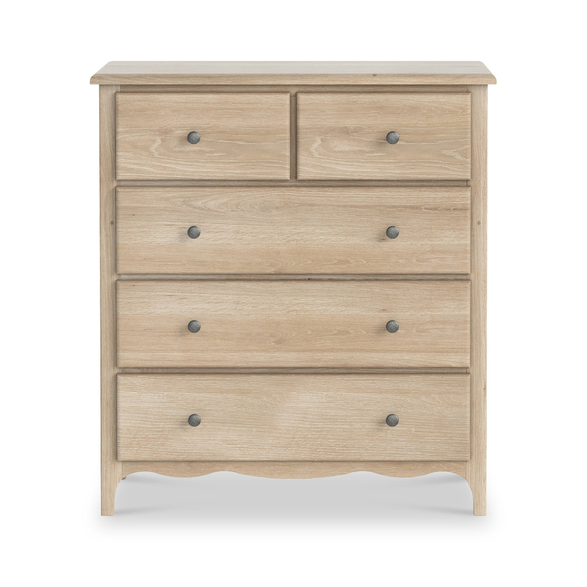 Celine Washed Oak XL 2 Over 3 Drawer Chest