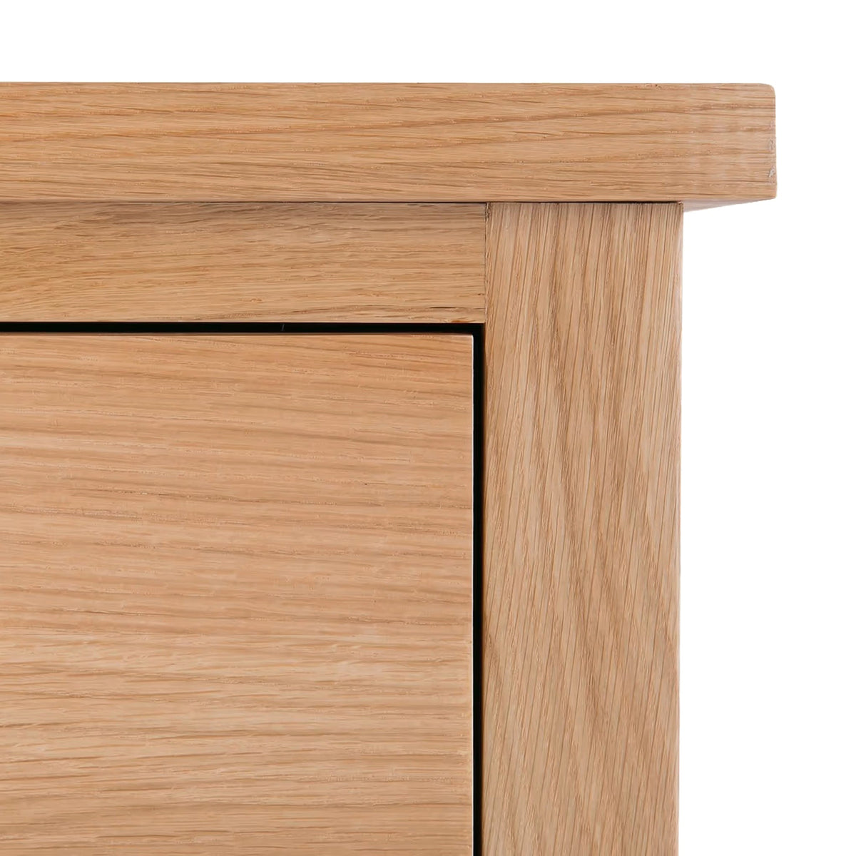 London Oak XL 3 Drawer Bedside Table