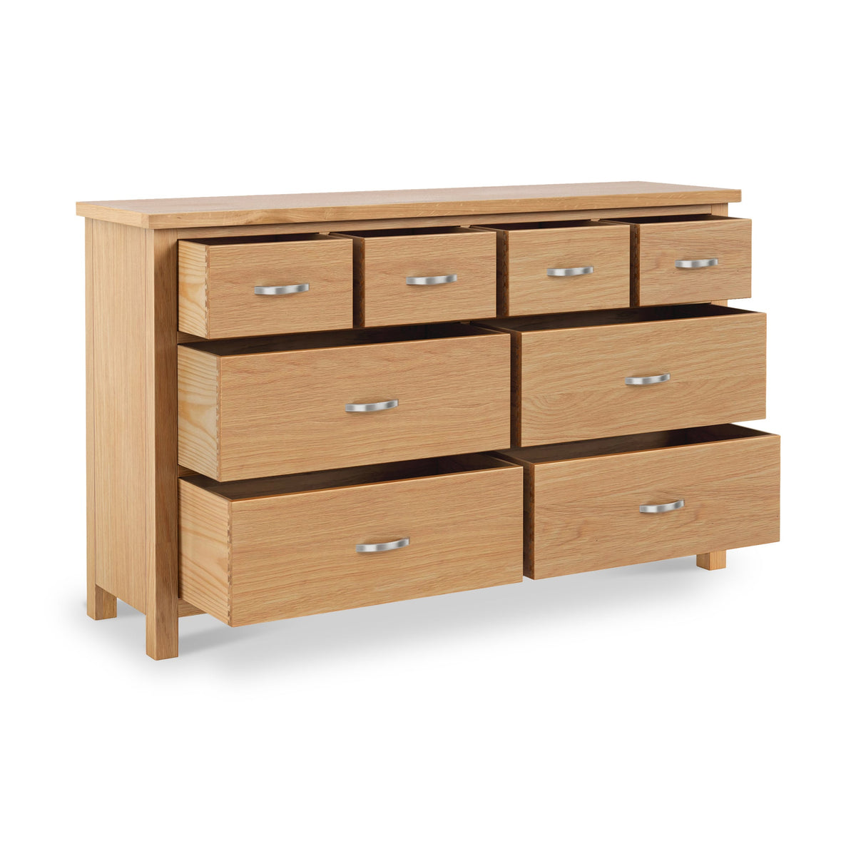 London Oak XL 8 Drawer Chest