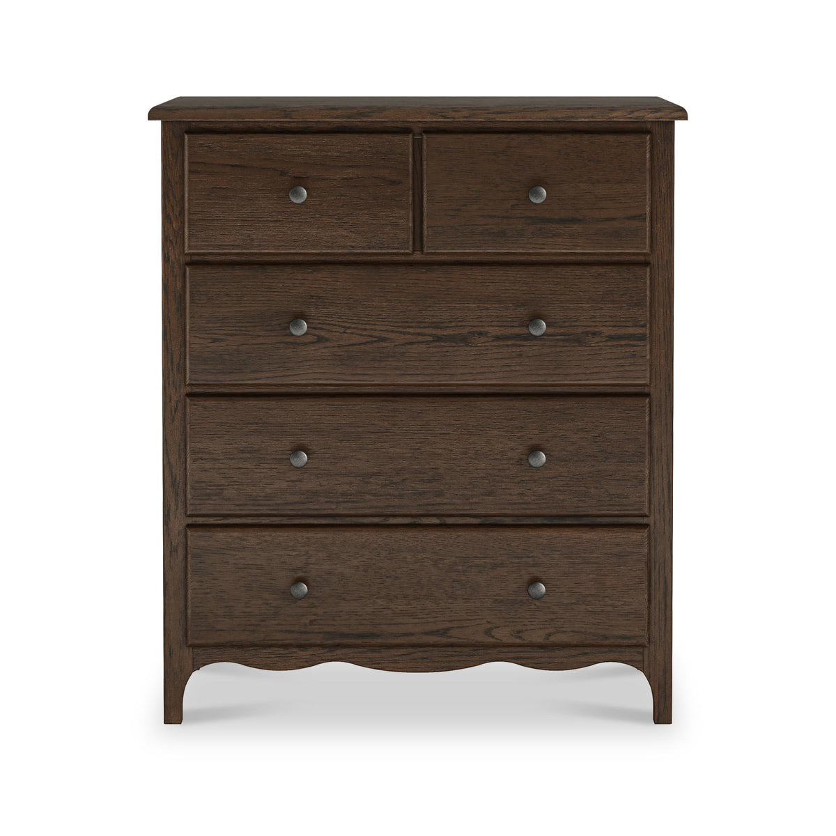 Celine Dark Oak 2 Over 3 Drawer Chest
