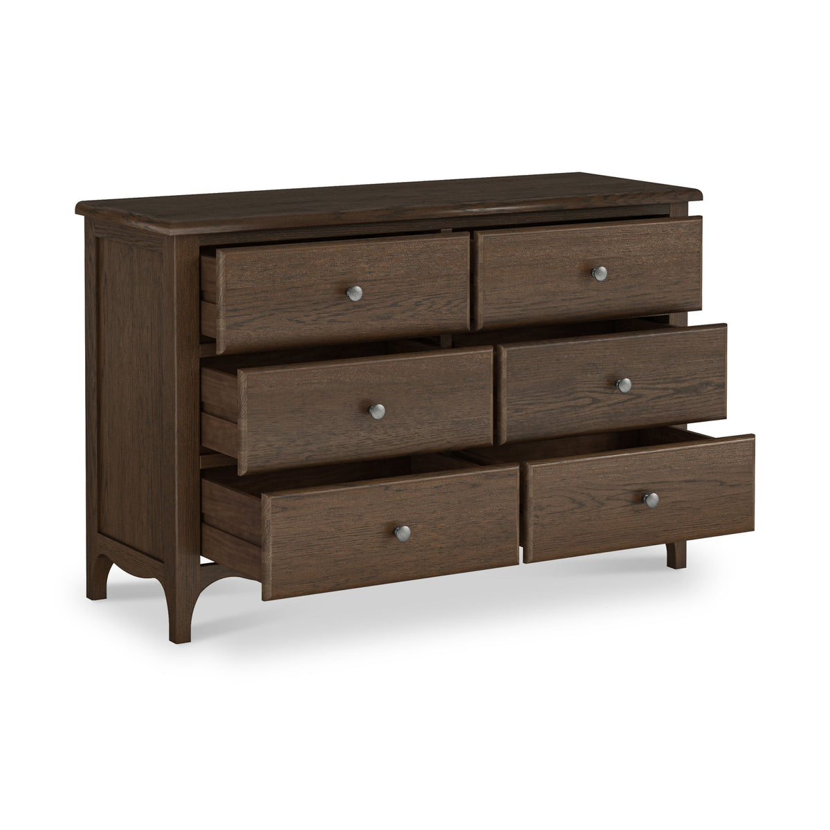 Celine Dark Oak 6 Drawer Chest