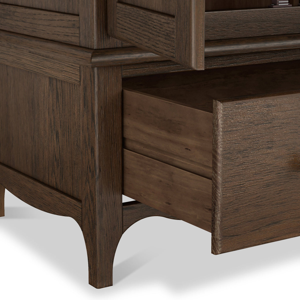 Celine Dark Oak Double Wardrobe