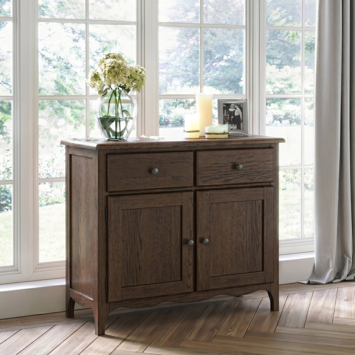 Celine Dark Oak Small Sideboard