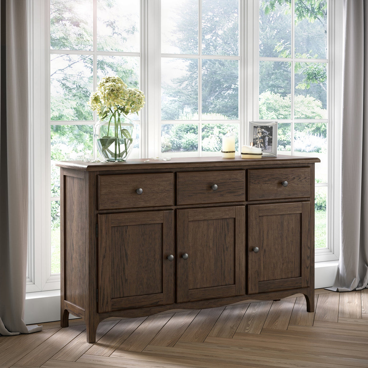 Celine Dark Oak Large Sideboard