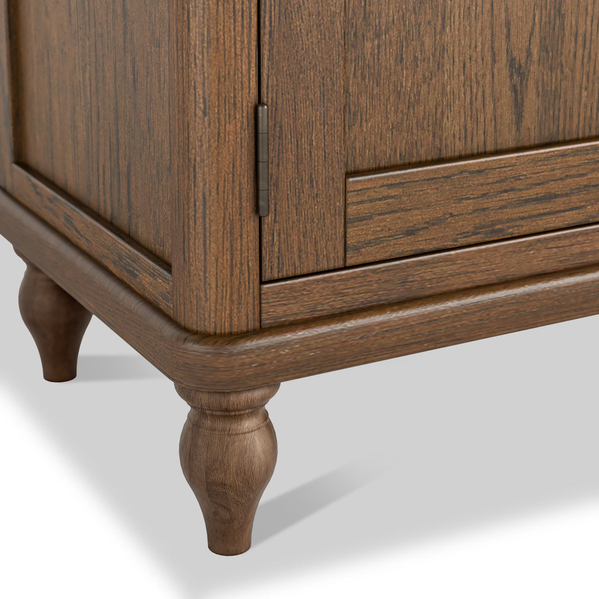 Rutland Dark Oak Corner TV Unit