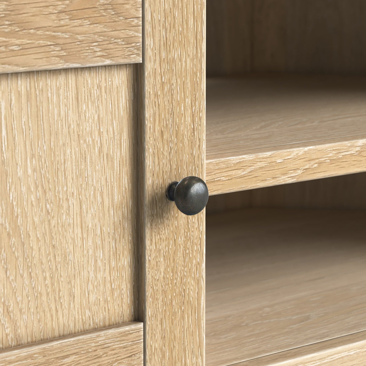 Rutland Oak Corner TV Unit