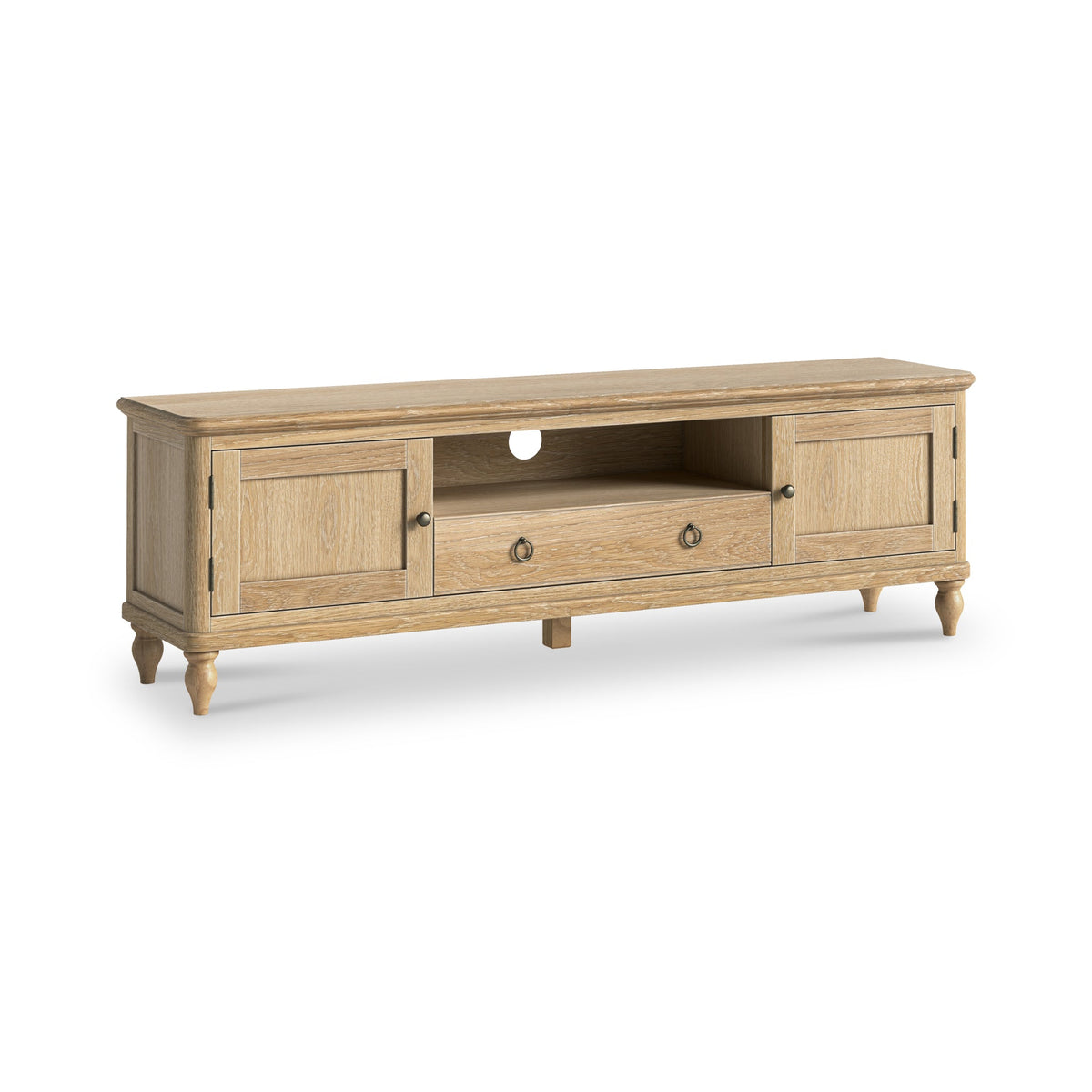 Rutland Oak 160cm Wide TV Unit