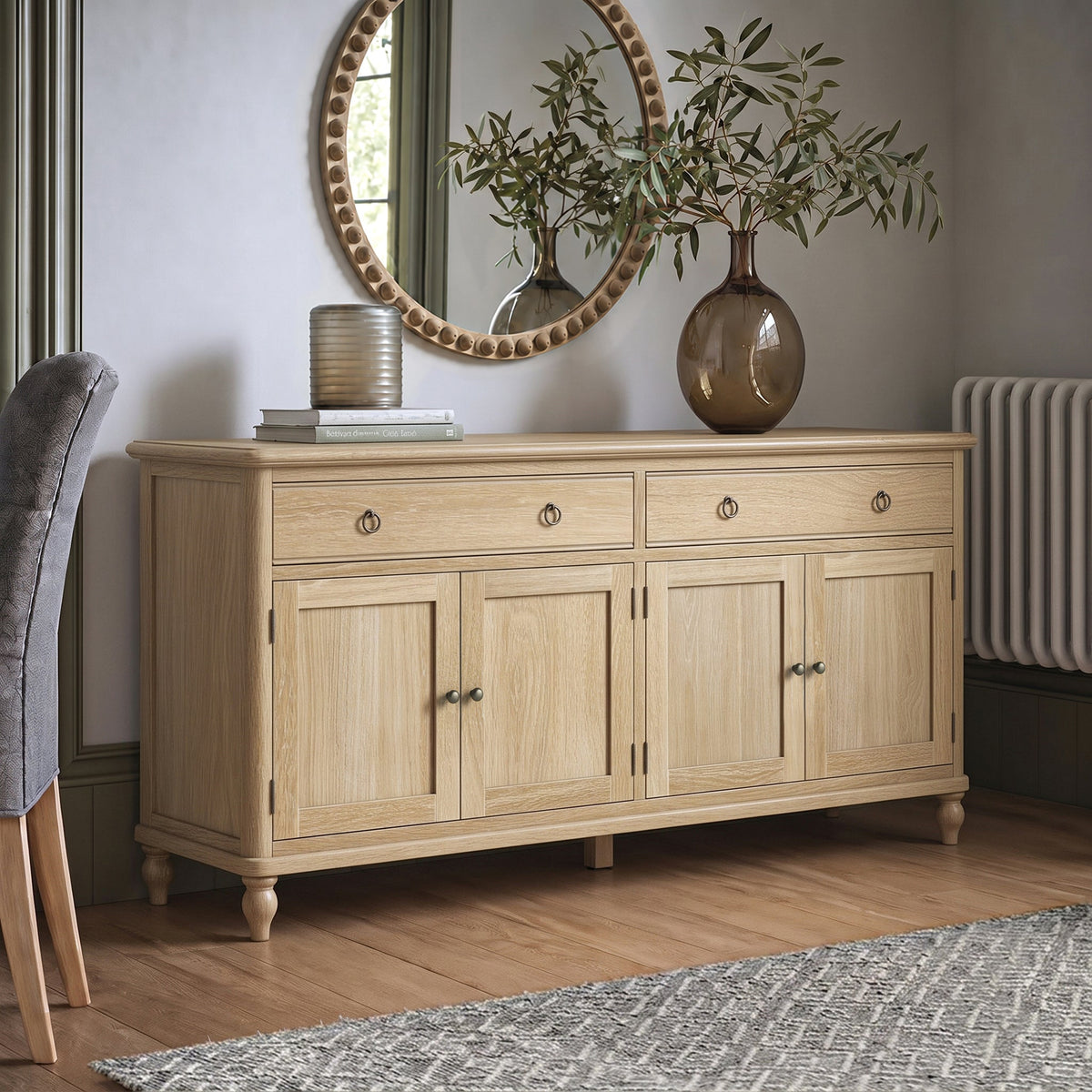Rutland Oak Extra Large Sideboard